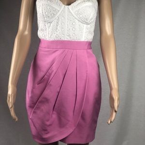 Bebe  strapless cocktail dress
